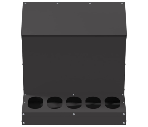 Vistas Barotava Melna 40 X 40 X 45 Cm Auksti Velmēts Tērauds Vidaxl