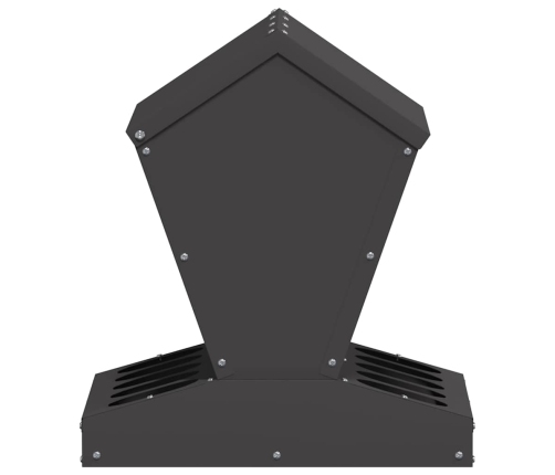 Vistas Barotava Melna 40 X 40 X 45 Cm Auksti Velmēts Tērauds Vidaxl