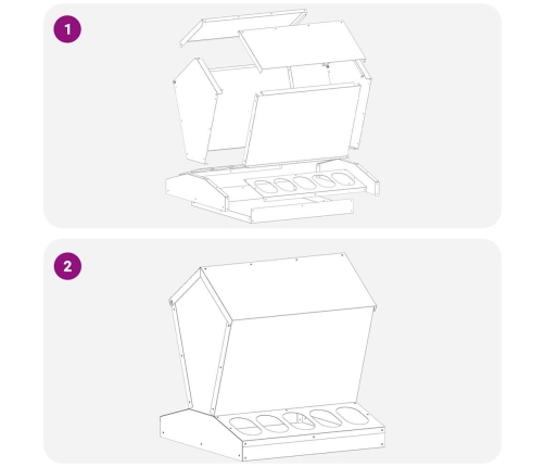 Vistas Barotava Sudraba 40 X 40 X 45 Cm Cinkots Tērauds Vidaxl