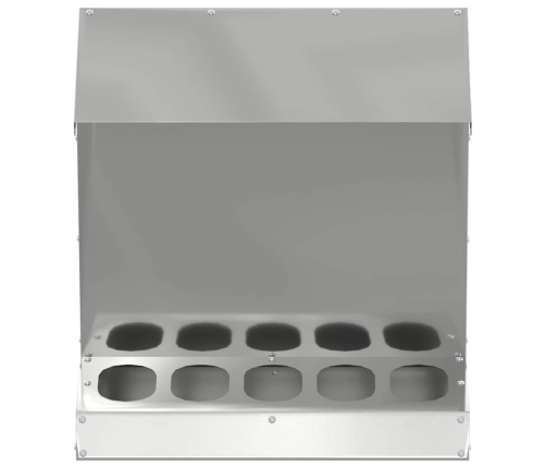 Vistas Barotava Sudraba 40 X 40 X 45 Cm Cinkots Tērauds Vidaxl