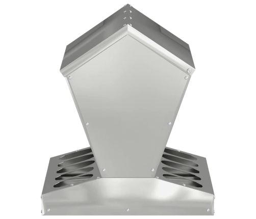 Vistas Barotava Sudraba 40 X 40 X 45 Cm Cinkots Tērauds Vidaxl