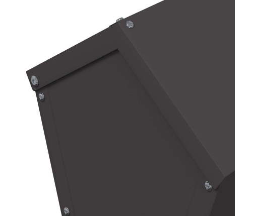 Vistas Barotava Melna 30 X 30 X 39 Cm Auksti Velmēts Tērauds Vidaxl