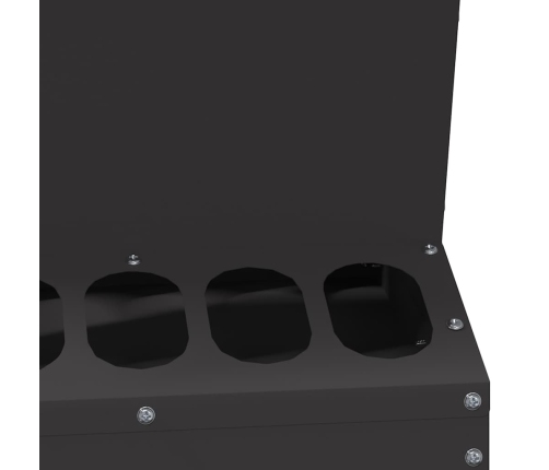 Vistas Barotava Melna 30 X 30 X 39 Cm Auksti Velmēts Tērauds Vidaxl