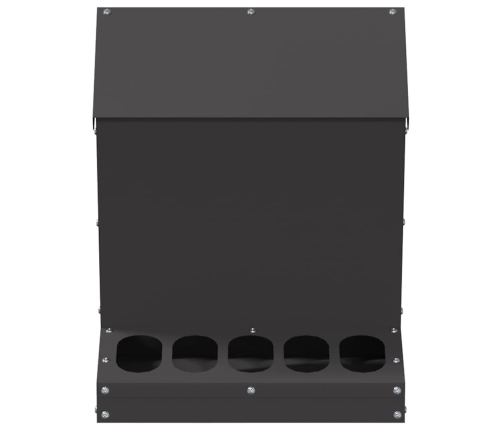 Vistas Barotava Melna 30 X 30 X 39 Cm Auksti Velmēts Tērauds Vidaxl