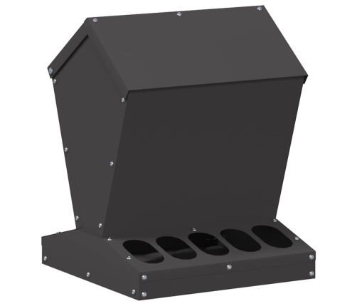 Vistas Barotava Melna 30 X 30 X 39 Cm Auksti Velmēts Tērauds Vidaxl