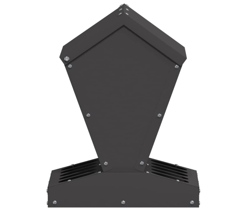 Vistas Barotava Melna 30 X 30 X 39 Cm Auksti Velmēts Tērauds Vidaxl