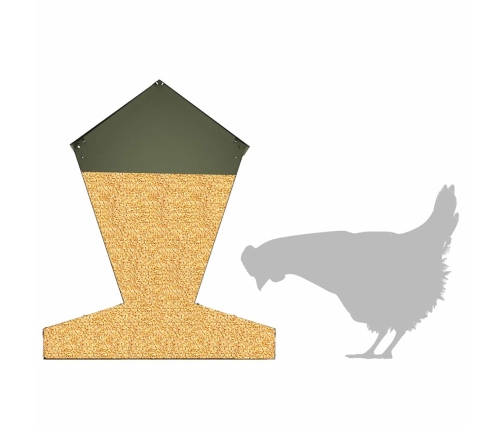 Vistas Barotava Olīvu Zaļš 30 X 30 X 39 Cm Vidaxl