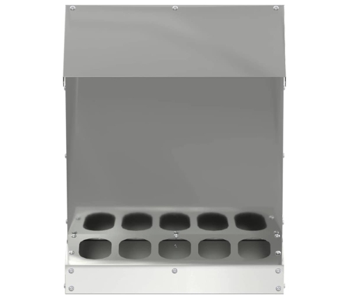 Vistas Barotava Sudraba 30 X 30 X 39 Cm Cinkots Tērauds Vidaxl