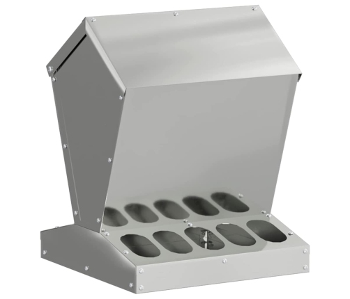 Vistas Barotava Sudraba 30 X 30 X 39 Cm Cinkots Tērauds Vidaxl