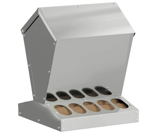 Vistas Barotava Sudraba 30 X 30 X 39 Cm Cinkots Tērauds Vidaxl