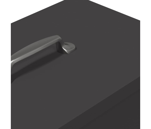 Vistas Barotava Melna 20 X 25 X 35 Cm Auksti Velmēts Tērauds Vidaxl