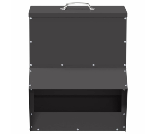 Vistas Barotava Melna 20 X 25 X 35 Cm Auksti Velmēts Tērauds Vidaxl