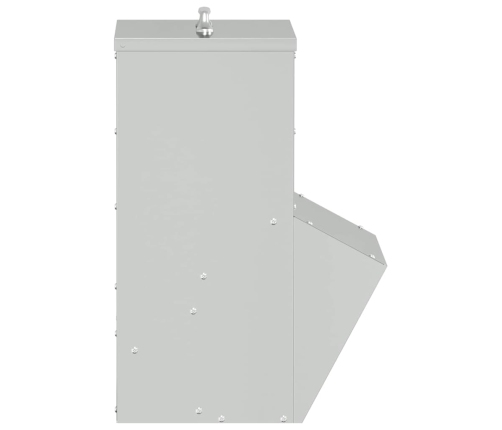 Vistas Barotava Sudraba 20 X 25 X 35 Cm Cinkots Tērauds Vidaxl