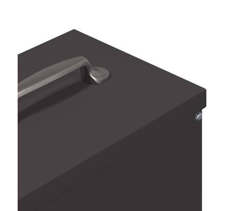 Vistas Barotava Melna 20 X 25 X 35 Cm Auksti Velmēts Tērauds Vidaxl