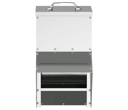 Vistas Barotava Sudraba 20 X 25 X 35 Cm Cinkots Tērauds Vidaxl