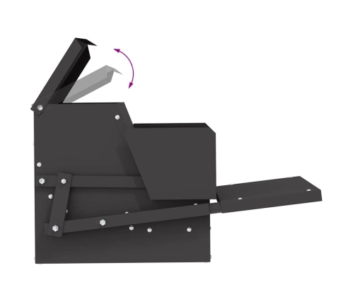 Vistas Svara Barotājs Melna 50 X 40 X 29 Cm Vidaxl