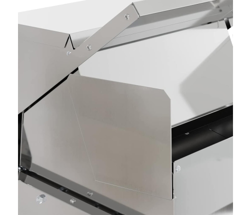 Vistas Svara Barotājs Sudraba 50 X 40 X 29 Cm Cinkots Tērauds Vidaxl