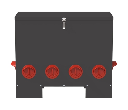 Vistas Barotava 2 Pcs Melna 60.5 X 29 X 51 Cm Vidaxl