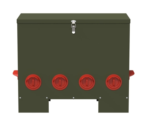 Vistas Barotava 2 Pcs Olīvu Zaļš 60.5 X 29 X 51 Cm Vidaxl