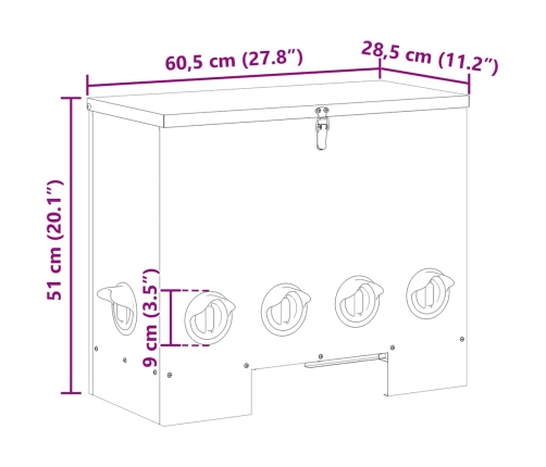 Vistas Barotava 2 Pcs Olīvu Zaļš 60.5 X 29 X 51 Cm Vidaxl