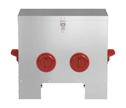 Vistas Barotava 2 Pcs Sudraba 60.5 X 29 X 51 Cm Cinkots Tērauds Vidaxl