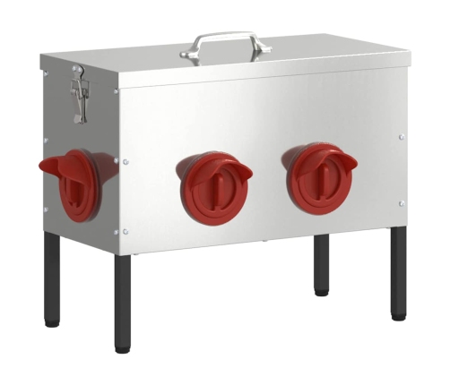 Vistas Barotava 2 Pcs Sudraba 41,5 X 20,5 X 33 Cm Vidaxl