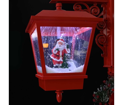 Ziemassvētku Ielu Lampa Ar 2 Lukturiem Su 18 Led Sarkana Vidaxl