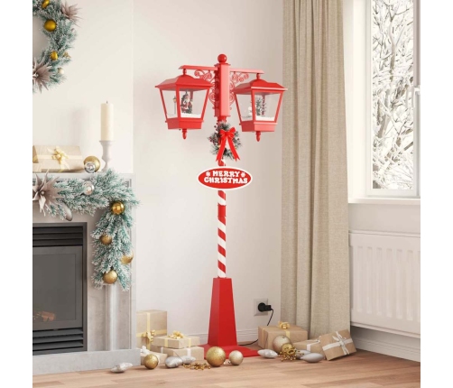 Ziemassvētku Ielu Lampa Ar 2 Lukturiem Su 18 Led Sarkana Vidaxl