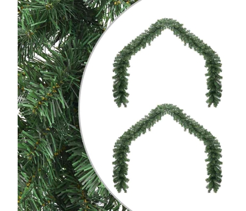 Ziemassvētku Girlanda Cits Zaļa 40 M Pvc Vidaxl