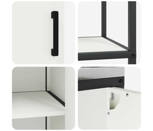 Virtuves Uzglabāšanas Komplekts 3 Pcs Balta 210 X 50 X 92 Cm Vidaxl