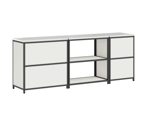 Virtuves Uzglabāšanas Komplekts 3 Pcs Balta 210 X 50 X 92 Cm Vidaxl