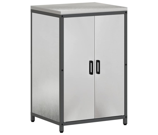 Virtuves Uzglabāšanas Komplekts 3 Pcs Sudrabs 210 X 50 X 92 Cm Vidaxl