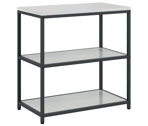 Virtuves Uzglabāšanas Komplekts 3 Pcs Sudrabs 210 X 50 X 92 Cm Vidaxl