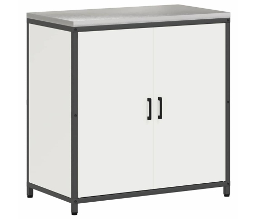 Virtuves Glabāšanas Komplekts 2 Pcs Balta 150 X 50 X 92 Cm Vidaxl