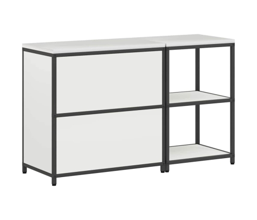 Virtuves Glabāšanas Komplekts 2 Pcs Balta 150 X 50 X 92 Cm Vidaxl