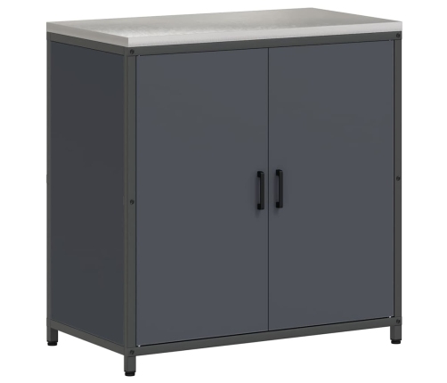 Virtuves Glabāšanas Komplekts 2 Pcs Antracīta 150 X 50 X 92 Cm Vidaxl