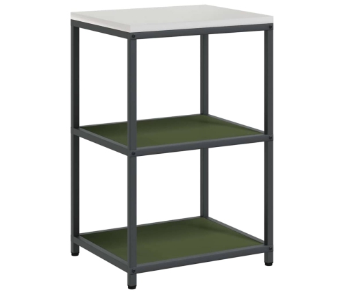 Virtuves Glabāšanas Komplekts 2 Pcs Olīvu Zaļš 150 X 50 X 92 Cm Vidaxl