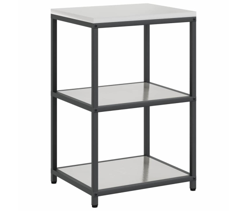 Virtuves Glabāšanas Komplekts 2 Pcs Sudrabs 150 X 50 X 92 Cm Vidaxl