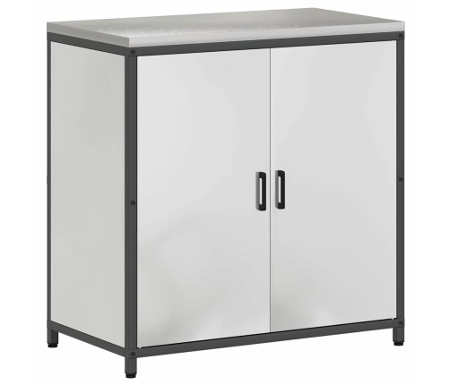 Virtuves Glabāšanas Komplekts 2 Pcs Sudrabs 150 X 50 X 92 Cm Vidaxl