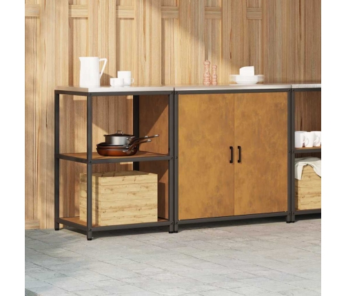 Virtuves Glabāšanas Komplekts 2 Pcs Rūsa 150 X 50 X 92 Cm Vidaxl