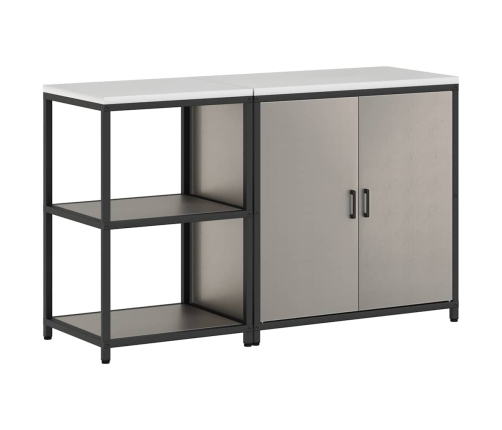 Virtuves Glabāšanas Komplekts 2 Pcs Rūsa 150 X 50 X 92 Cm Vidaxl