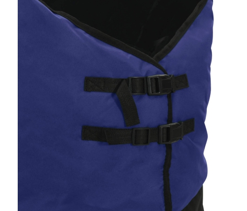 Zirgu Sega Tumši Zaļa Un Melna 155 Cm Poliesters Vidaxl