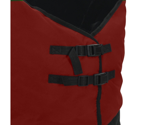 Zirgu Sega Tumši Zaļa Un Melna 155 Cm Poliesters Vidaxl