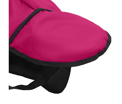 Zirgu Sega Rožains Un Melns 125 Cm Poliesters Vidaxl