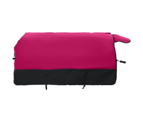 Zirgu Sega Rožains Un Melns 165 Cm Poliesters Vidaxl