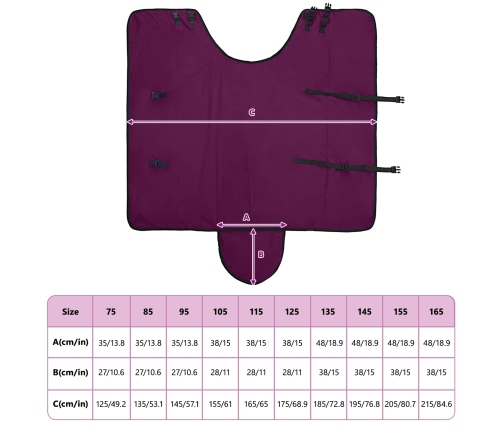 Zirgu Sega Tumši Zaļa Un Melna 155 Cm Poliesters Vidaxl