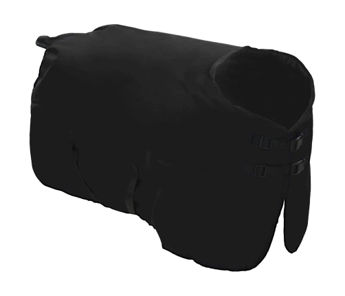 Zirgu Sega Tumši Zaļa Un Melna 85 Cm Poliesters Vidaxl