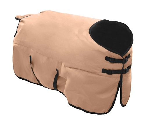 Zirgu Sega Kapučīno 115 Cm Poliesters Vidaxl