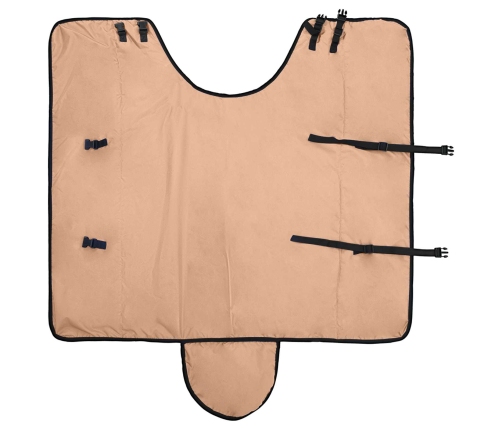 Zirgu Sega Kapučīno 115 Cm Poliesters Vidaxl