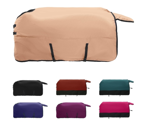 Zirgu Sega Kapučīno 135 Cm Poliesters Vidaxl